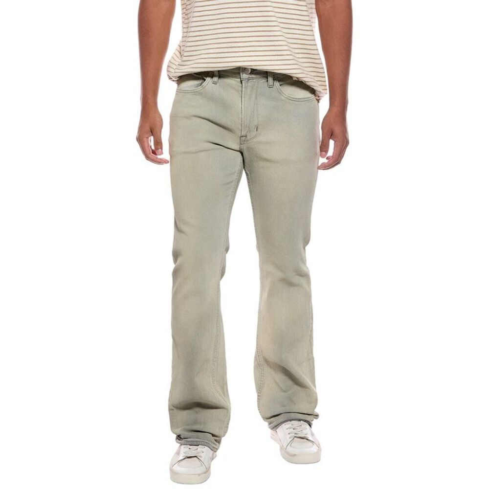 Hudson Jeans Mens Walker Kick Flare Jean, White